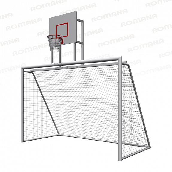 Ворота с баскетбольным щитом (сетка в комплекте) Romana 203.10.00